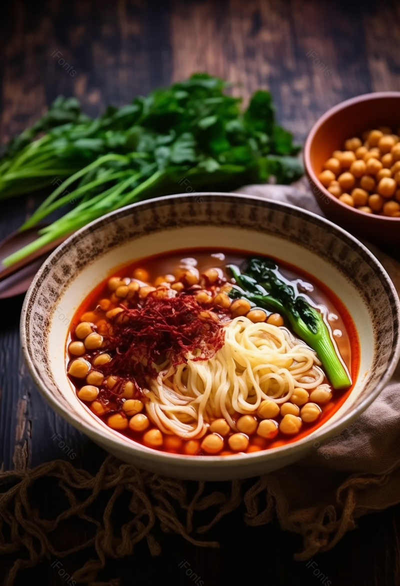 实拍特色美食豌豆杂面小面特写镜头,高清,摄影图,摄影图片,图片大全,摄影图免费下载